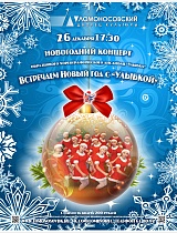 Концерт «Встречаем Новый год с улыбкой»  хореографического ансамбля «Улыбка»